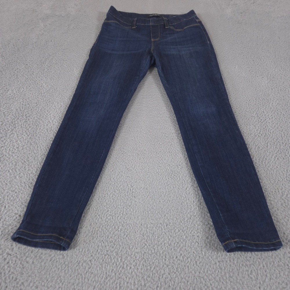 Judy Blue Jeans Women 7/28 Dark Blue Skinny Leg Pull On Stretch Denim High Rise